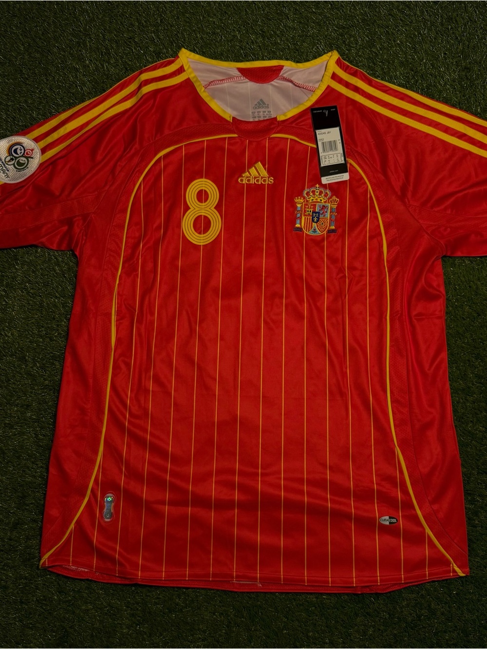 Spain 05/06 Home Xavi Jersey Size XL